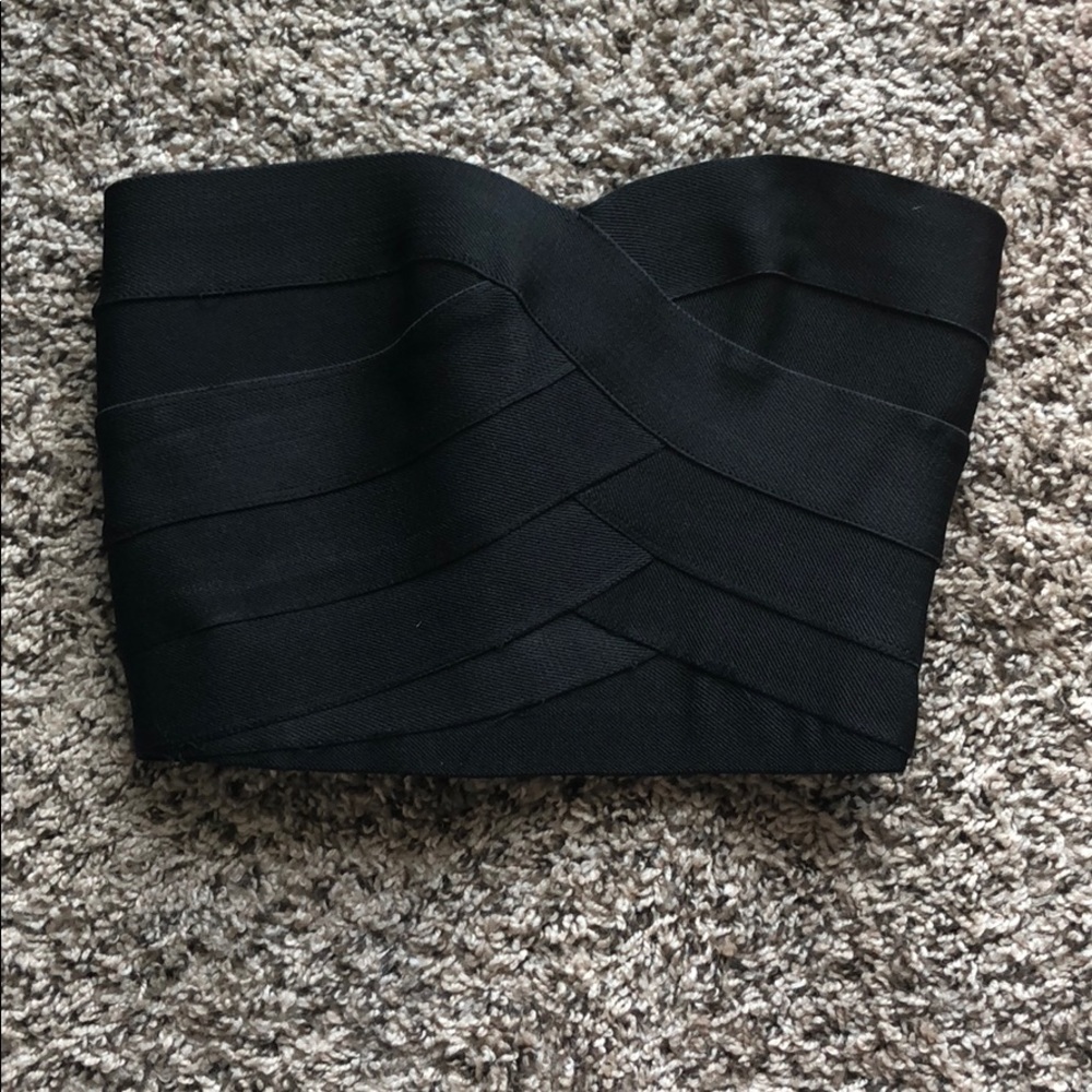 Bandage corset crop top